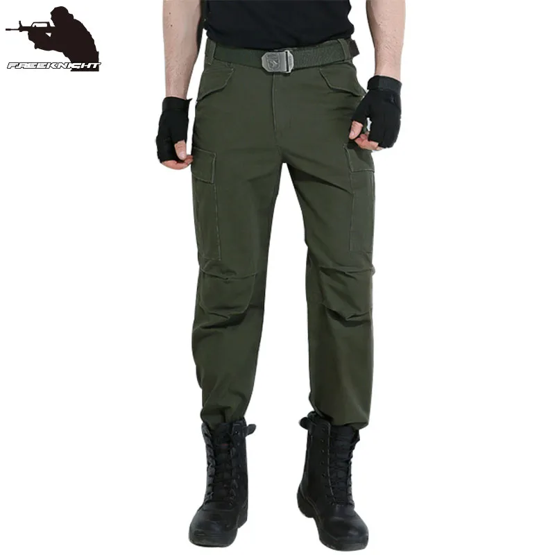 Free Knight Men's Trousers Army Fan Hiking Loose Pants Cotton 90% other ...