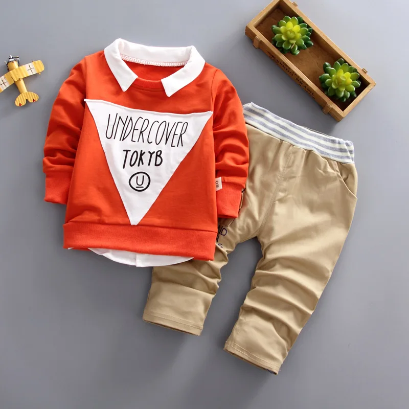 

IENENS 2PC Kids Baby Boys Clothes Clothing Sets Infant Toddler Boy T-shirt + Pants Outfits Suits Child Casual Tracksuits