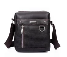 Men bag fashion men’ shoulder bags, high quality PU casual messenger bag business men’s travel bags LJ-068