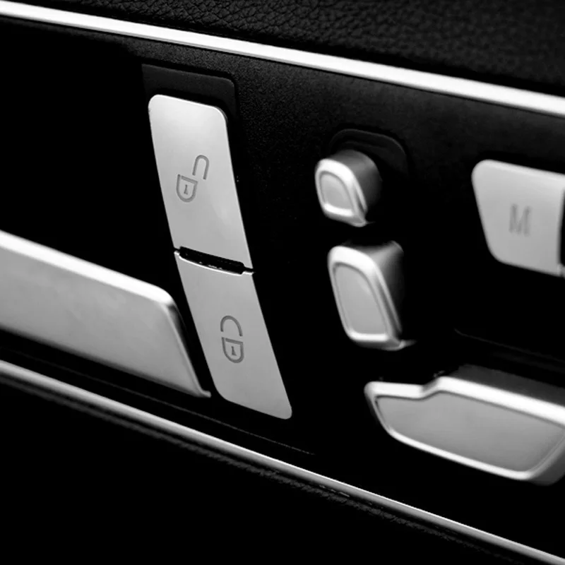 New-4Pcs двери автомобиля разблокировка кнопки декоративный чехол с блестками отделка для Mercedes Benz Gla Cla Glk Gle Cls Ml Gl A B C E класс