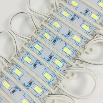 

1000pcs 5730 2 LED Module DC12V Waterproof Mini led modules Cool White LED Lighting Module for Signage Brighter than 2835