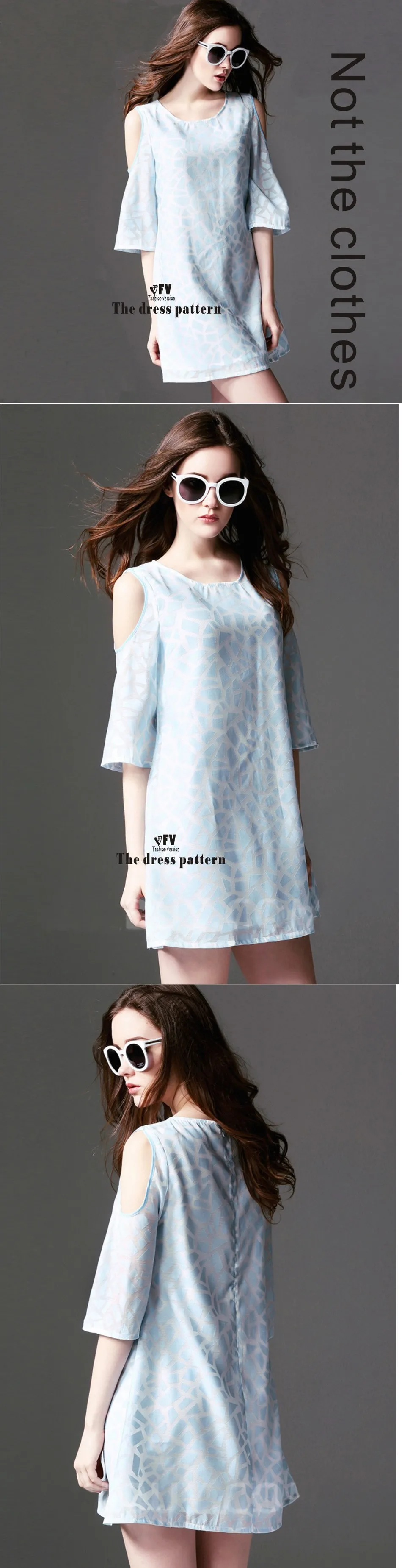 Платья Швейные шаблон резки одежды для рисования DIY(не продавая одежду) BLQ-203