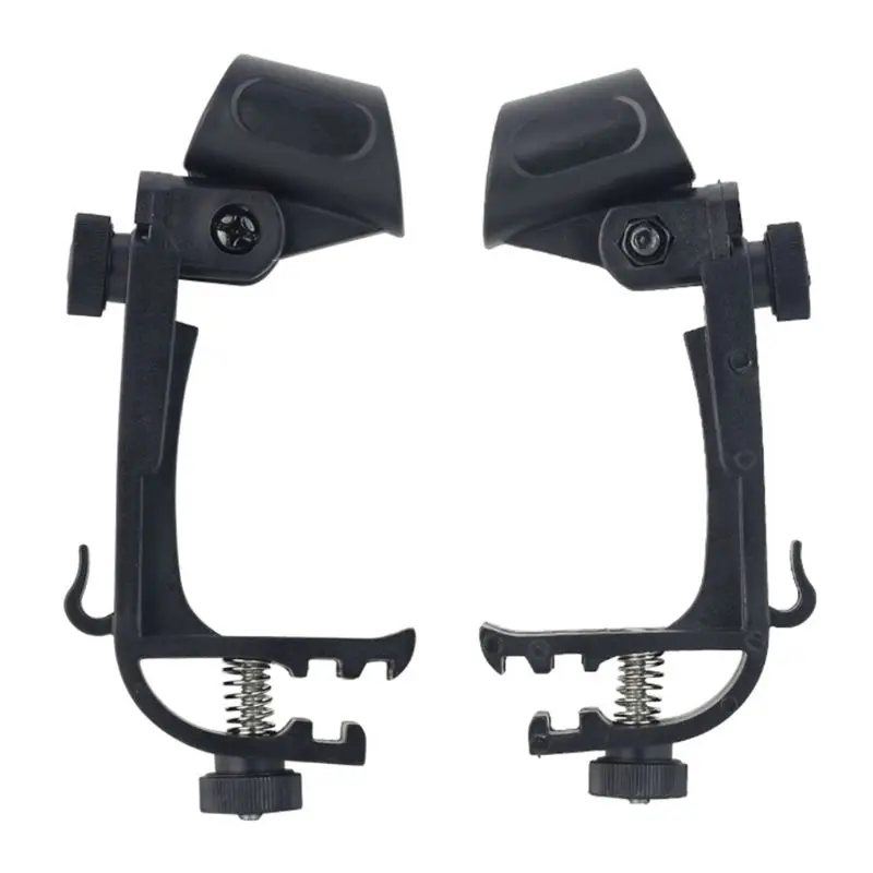 

2X Adjustable Clip On Drum Rim Shock Mount Microphone Mic Clamp Holder