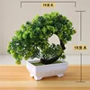 Macetas decorativas con plantas artificiales, elemento decorativo con forma de árbol pequeño, bonsái, flores falsas, ideal para hogares, jardines, hoteles, nuevas ► Foto 3/6