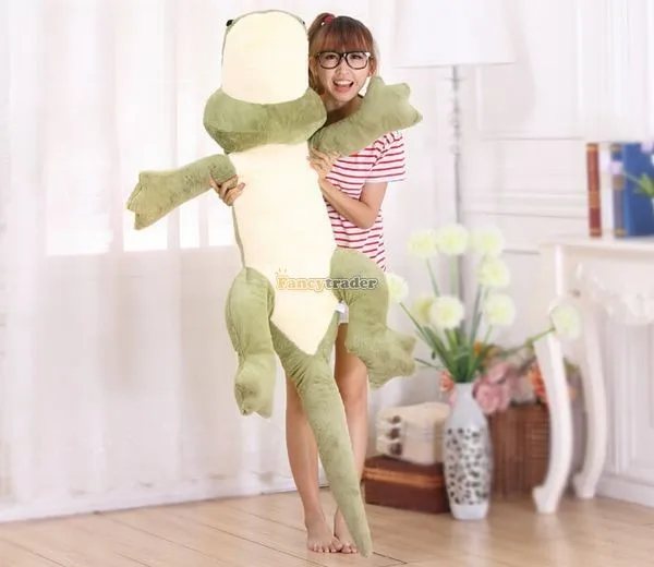 Fancytrader 2014 New Arrival 59'' 150cm Giant Stuffed Cute Huge Alligator Crocodile Toy, Free Shipping FT50080(4)