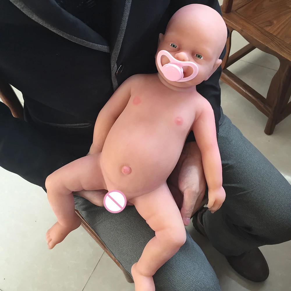 Enviar de Nós 3800g de Corpo China Ivita Polegada Inteiro Silicone Realista Reborn Boneca Lifelike Brinquedos Bebê Menino Olhos Abertos & Wb1502 18 14 Cheap Bonecas