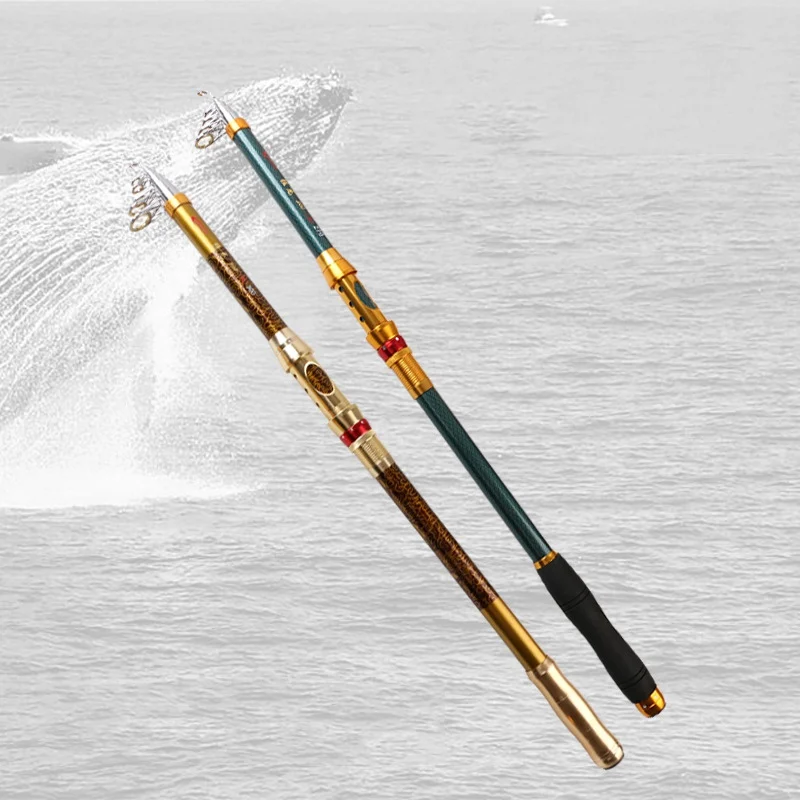 

novelty 2.1m, 2.4m, 2.7m, 3.0m,3.6m, portable telescopic rod, spinning, fishing tackle, fishing rod for the ocean the sea 2018