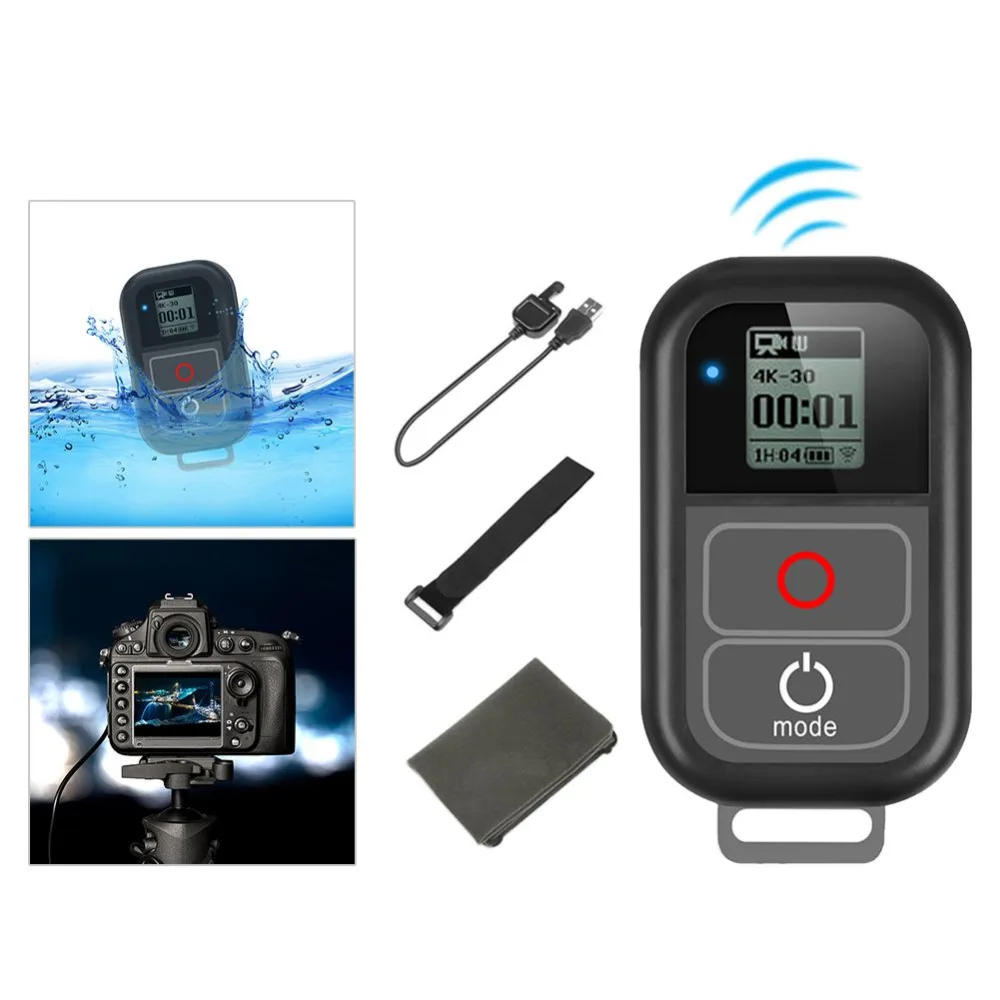 Waterproof WIFI Remote Control For Gopro Hero 6 Hero 5 4 3+ 3 / 4 Session 5 Session Camera For Gopro Hero 7 Black 180m Distance Waterproof WIFI Remote Control For Gopro Hero 6 Hero 5 4 3+ 3 / 4 Session 5 Session Camera For Gopro Hero 7 Black 180m Distance