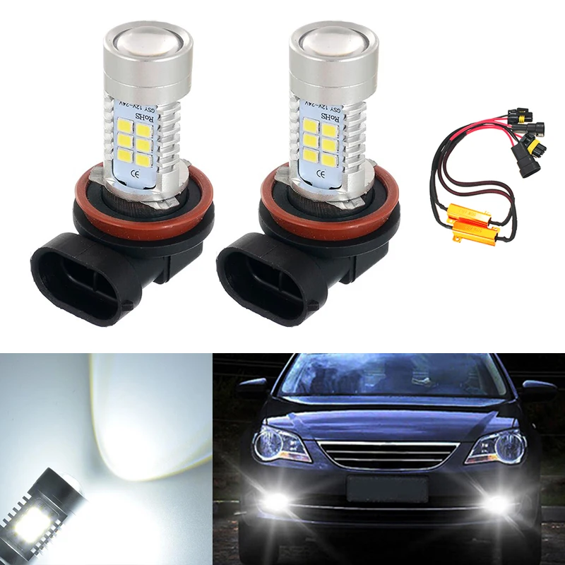 

2x 9006 HB4 Car Fog Lamp Driving Light Bulbs No Error For Volkswagen VW Golf 6 MK6 Scirocco T5 Transporter