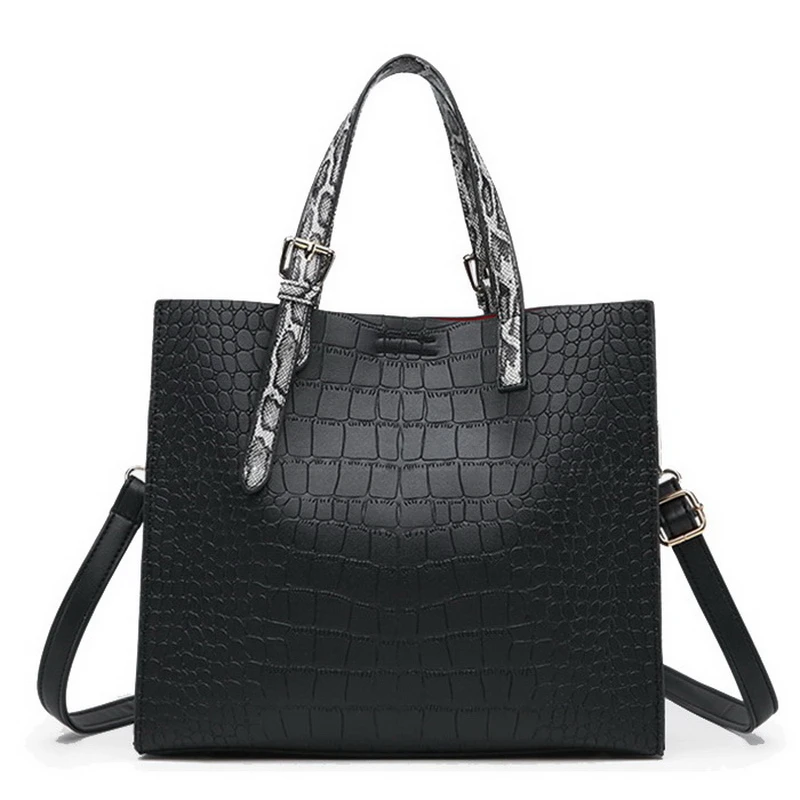 Goede Funmardi Luxe Handtassen Vrouwen Tassen Designer Krokodil Patroon Schoudertas Vrouwelijke Merk Pu Lederen Crossbody Tassen Tote WLHB1794