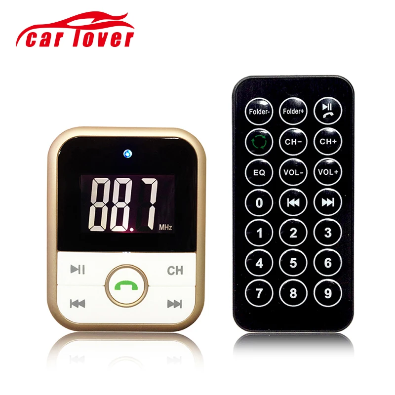 

Bluetooth Handsfree Car Kit MP3 Player Wireless FM Transmitter Radio Adapter USB Charger+LCD Remote Control With Retail Box
