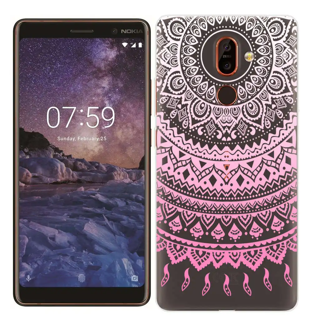 For Nokia 7 Plus Soft TPU Fundas Painted Silicone Case for Nokia 2.1 3.1 5.1 6.1 Smart Back Cover for Nokia 3 5 6 7 8 ShockProof (10)