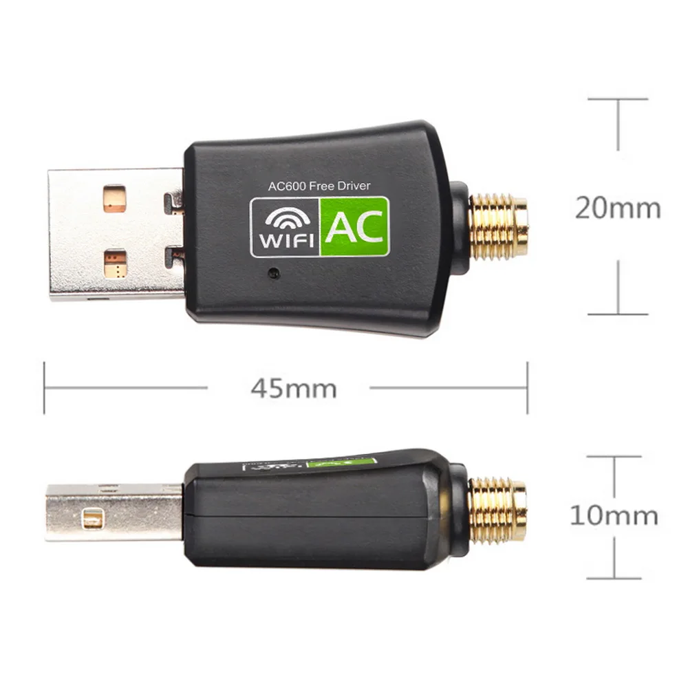 Wi Fi адаптер Kebidu USB 600 Мбит/с 5/2 4 ГГц|Сетевые карты| |