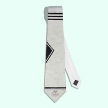 Мужской индивидуальный уникальный модный галстук с принтом Ying Lun Fan Жених нарядный Повседневный галстук облачно камень