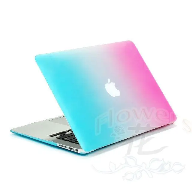 Модный матовый Радужный жесткий защитный чехол для MacBook Air 11 Pro 13/15 дюймов с Retina +