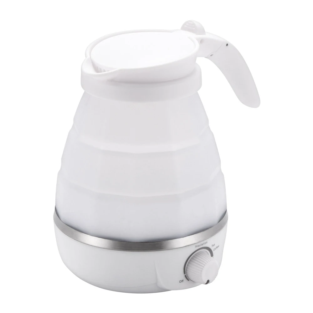 

Portable Travel Kettle Fast Water Boiling Kettle Foods Boils Quickly Silicone Small Collapsible Foldable Electric Sports Bottles