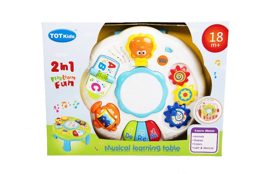 Educational Baby Toys: Musical Games Table for 13-24 Month Olds image 6