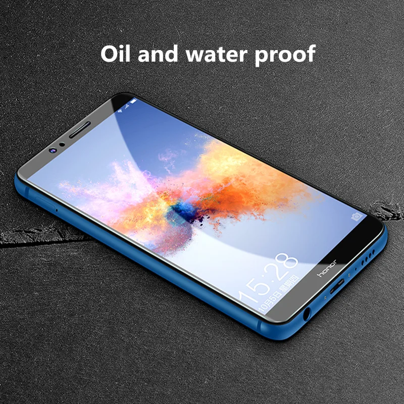 Защитная крышка для экрана закаленное стекло 9H 5 93 дюймов huawei honor 7x 7 X смартфон