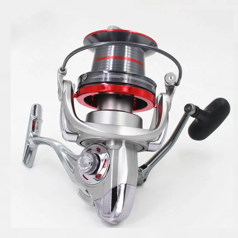 

Large #12000 Long Shot Fishing Reel Metal Sea Saltwater Lure Cast Spinning Gear Big Sea Surf Angling Jigging Trolling Reels