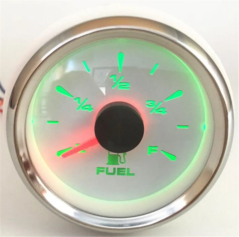 

1pc New Style 52mm 0-180ohm Fuel Level Gauges 240-33ohm or 240-30ohm Fuel Level Meters 10-180ohm Oil Tank Gauges for Car Truck