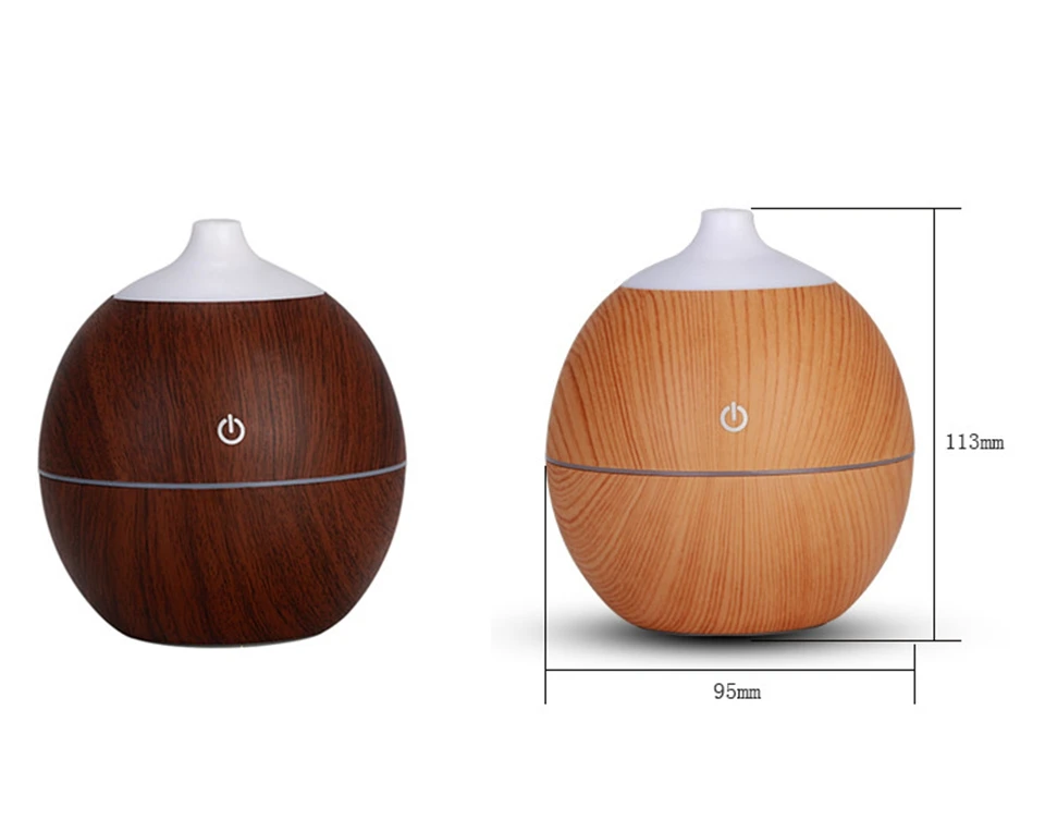 USB 130ML 7LED Air Humidifier Ultrasonic Aroma Essential Oil Cool Mist Diffuser (3)