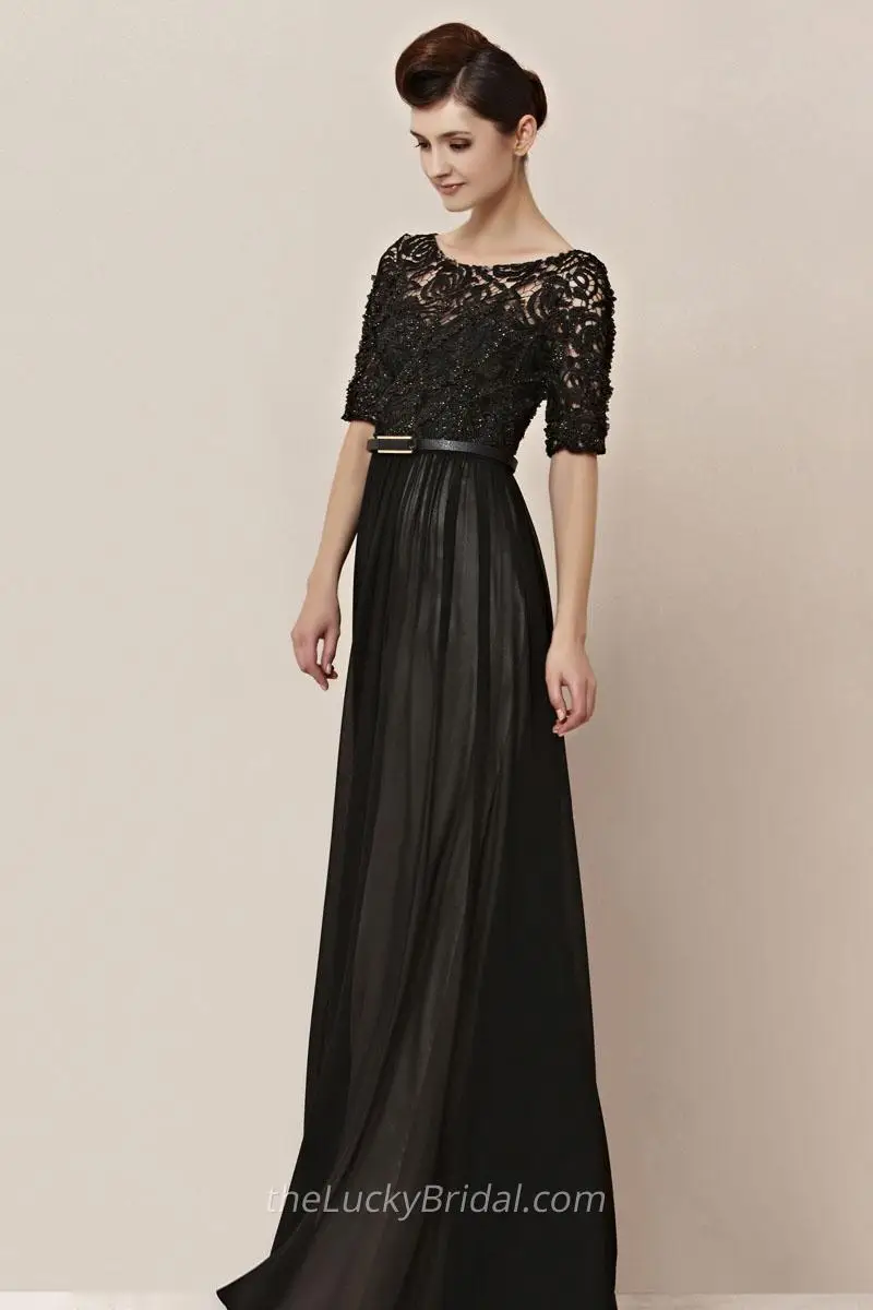 black evening dresses uk