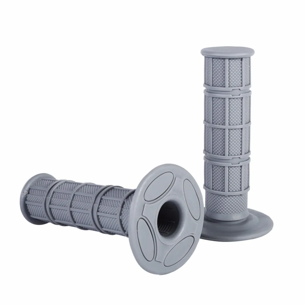 

22mm 7/8" Silicone Soft Handle Bar Hand Grips for Pit Dirt Bike Motorcycle Gray Hand Grips Handle Bar Hand Grips Hand Grips