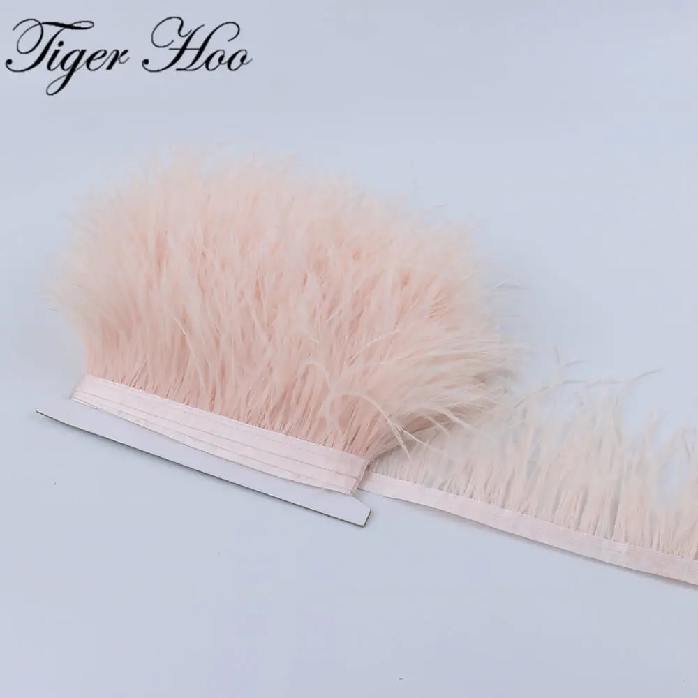 O1 8-10cm ostrich feather trims 4