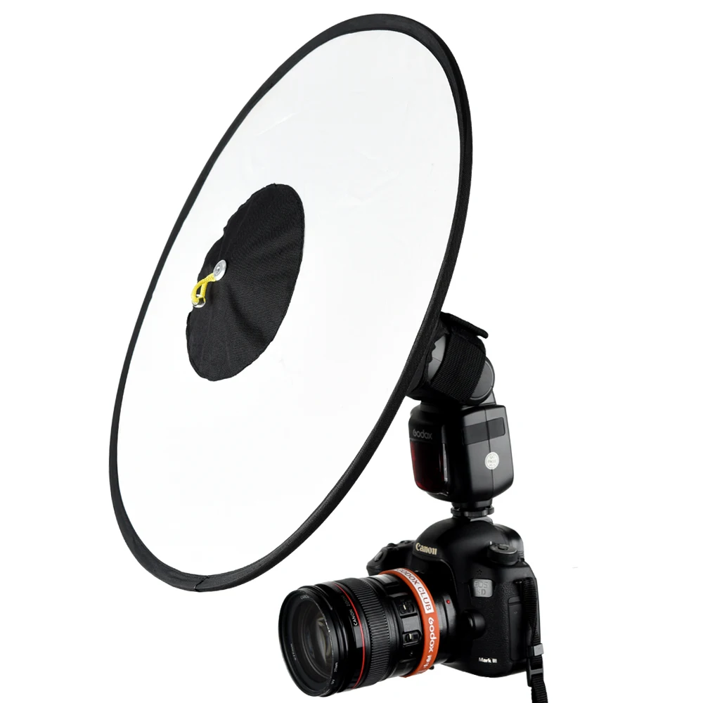 Godox Flash Softbox RS18 Portable Foldable Circular Soft Flash Diffuser For Canon Nikon sony GODOX Pixel VILTROX Pentax Flashs