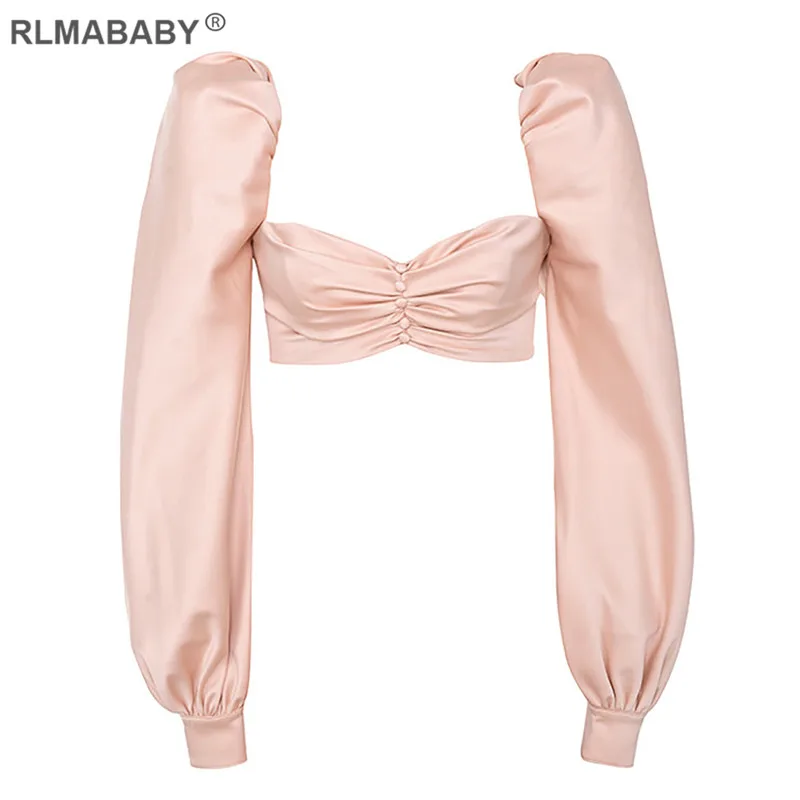 Летние rlmababy лоскутное Ribbed Lace Crop с открытыми плечами бандажная повязка Для женщин Sexy Топ Повседневное уличная Femme футболки