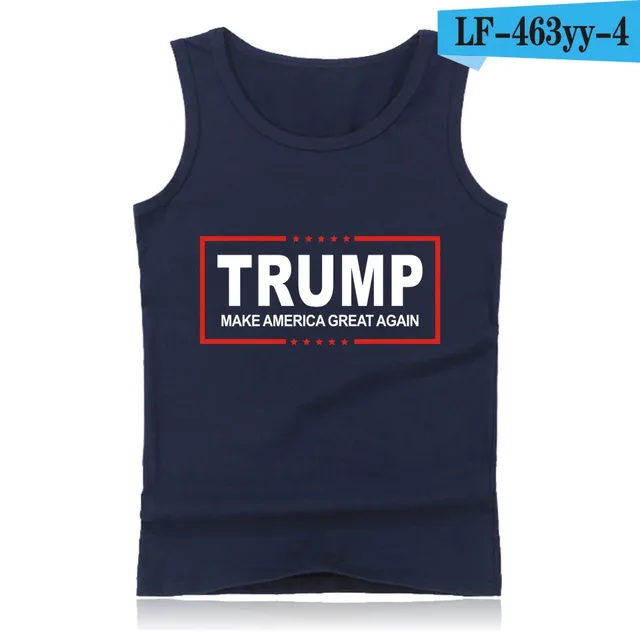 Donald Trump Summer Tank Tops Men bodybuilding Summer Vests in Donald