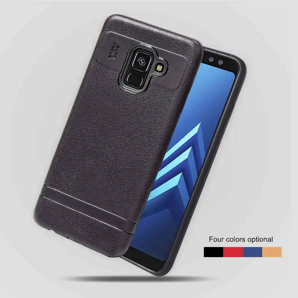 Мягкий чехол из ТПУ для Samsung Galaxy A5 A8 2018 A530 A6 A600 + A7 A750 задняя крышка чехлы A72018 A6plus A605