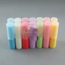 4G 100 шт/партия цветная пустая трубка для губ, Высококачественная косметика контейнер, цветная яркая губная помада модная трубка, пластиковый инструмент для макияжа