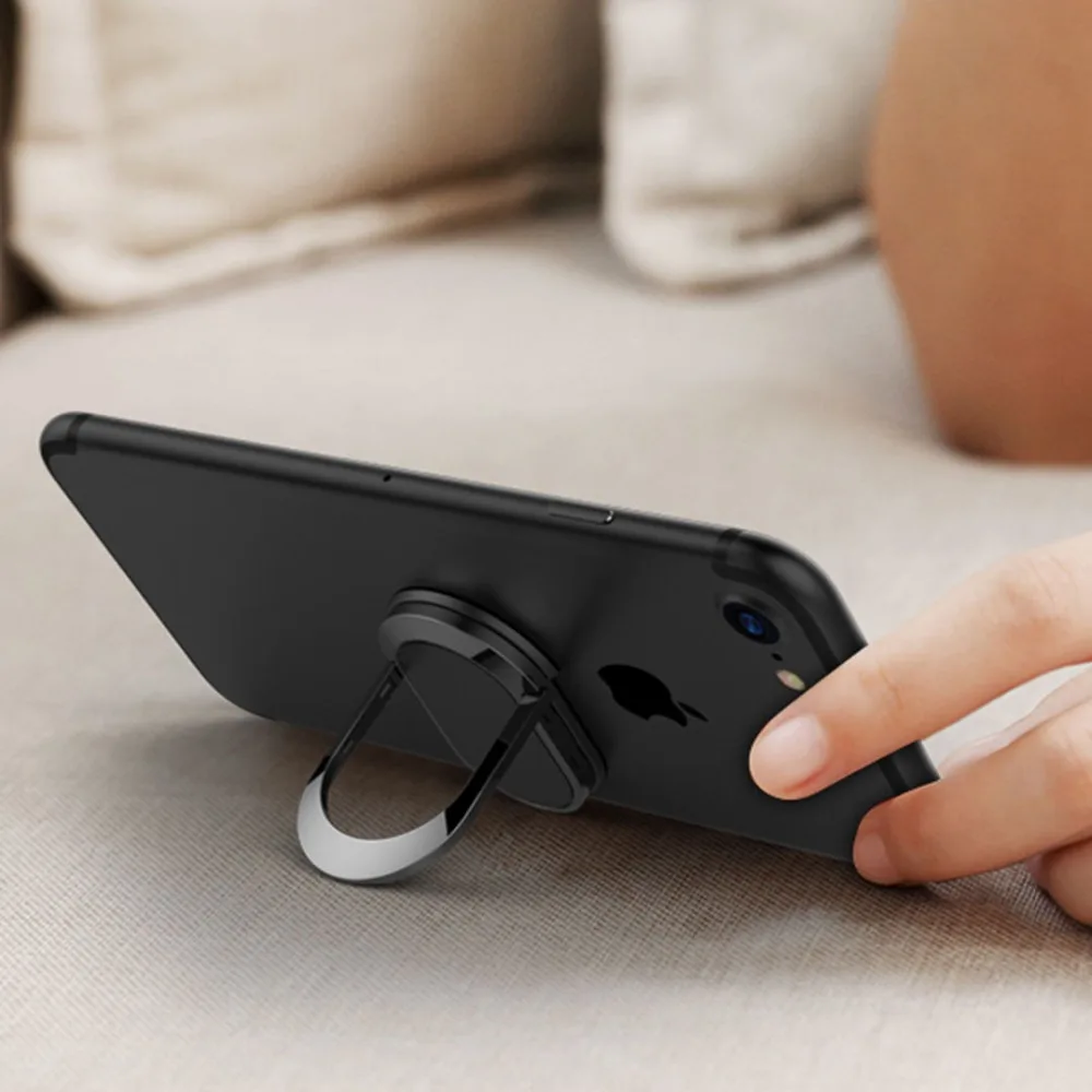 IMIDO Universal 360 Degree Finger Ring Stand Holder Car Magnetic Air Vent Mount For iPhone Samsung Xiaomi Cell Phone Holder
