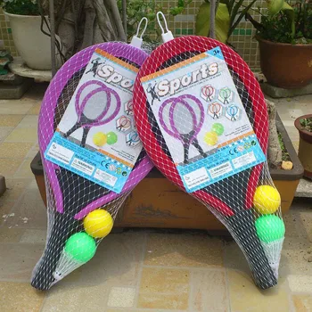 

Kids Tennis Rackets Set with Shuttlecock Plus 2 Balls Child Badminton Sports Game S7JN