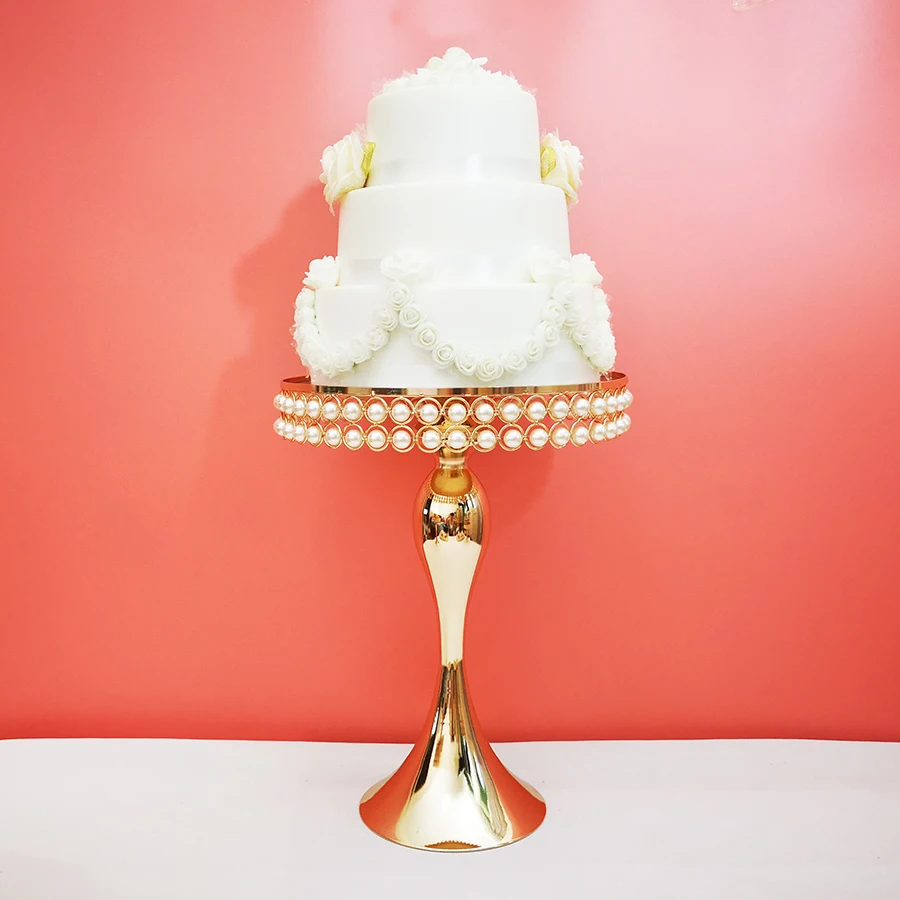 

1pcs-3pcs Pearl Cake Stand Set mirror top cupcake stand