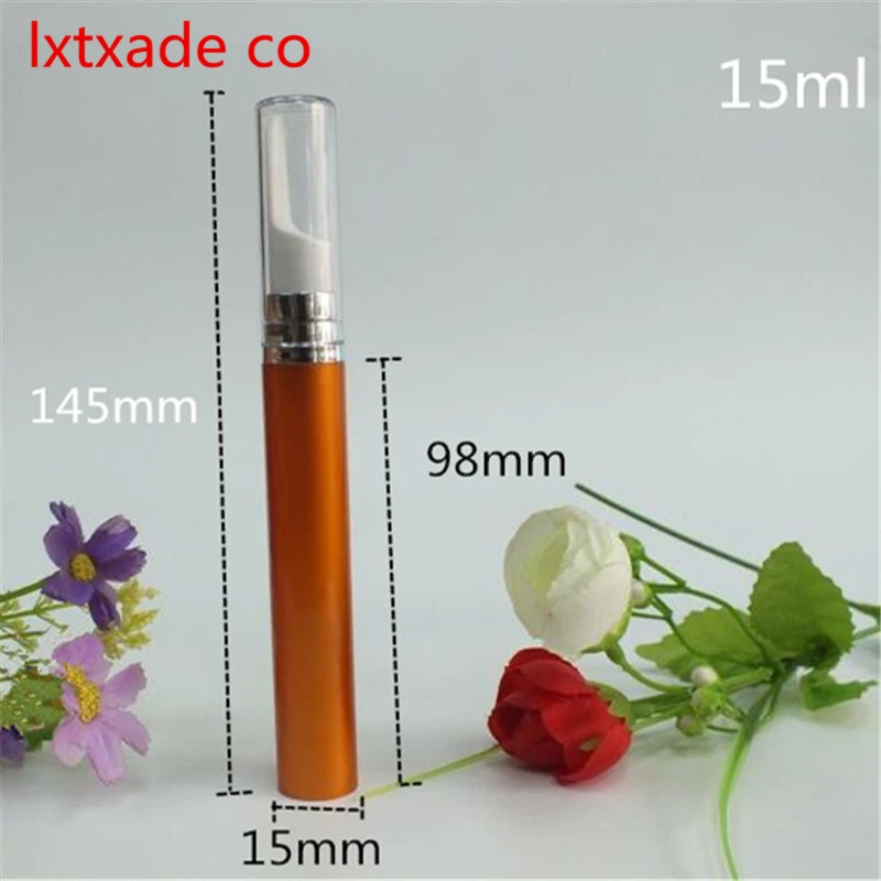Download Free Shipping 15 ml empty Orange plastic Vacuum Pump Pen ... Yellowimages Mockups