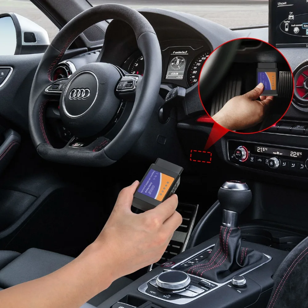 ELM327 OBD2 Bluetooth/WI FI V1.5 автомобильный диагностический инструмент ELM 327 сканер OBD II чип