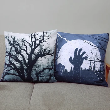 

Cushion Cover 45x45cm Carton Lantern Home Decorative Terror Bat Pillow Cushion Cover For Sofa Throw Pillow Cover