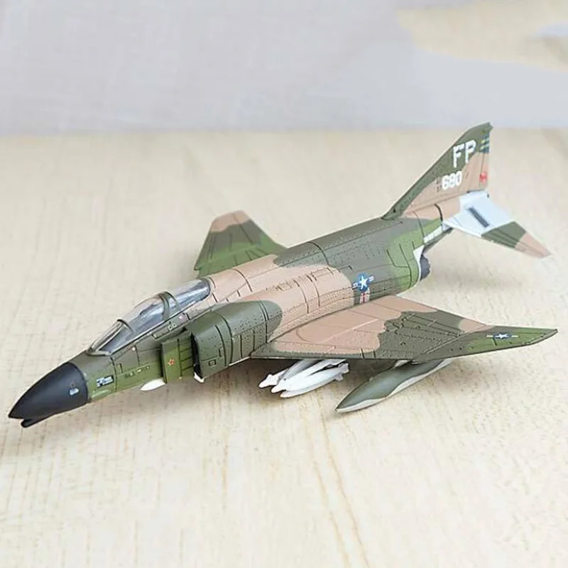 1/144 масштабная F-4C камуфляжная цветная Военная классическая модель самолета, игрушки для взрослых и детей, игрушки для показа