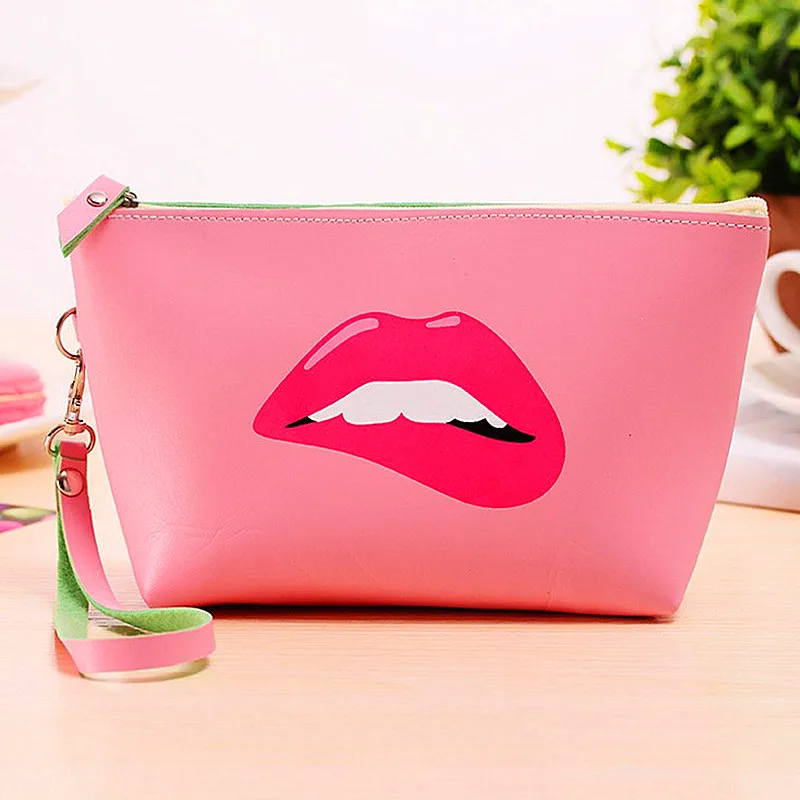 Printing Makeup Bags With Multicolor Pattern Cute Cosmetics Pouchs For Travel Ladies Pouch Women Cosmetic Bag 2