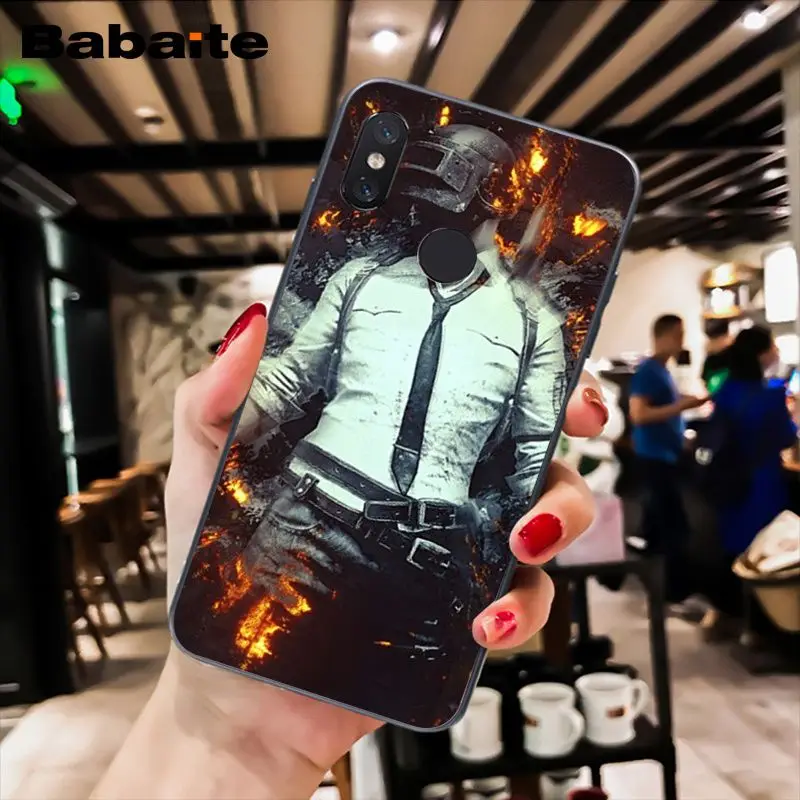 Чехол для телефона Babaite Playerunknown's Battlegrounds PUBG Xiaomi MiA1 A2 lite F1 Redmi8 6A 4X 5Plus S2 Note7 8Pro 5A