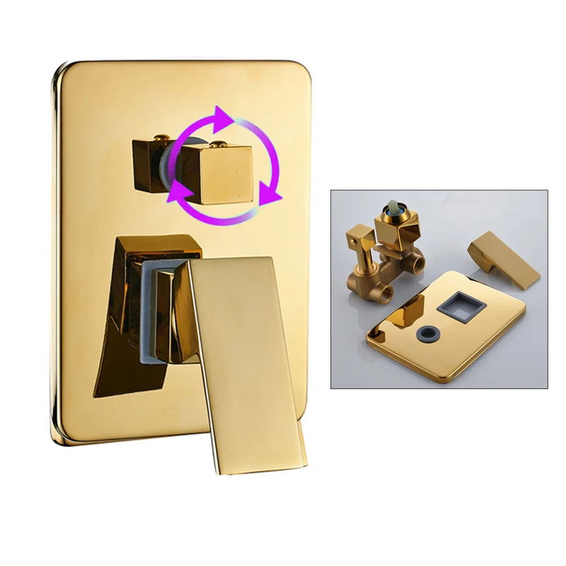 de commande mitigeur de douche dissimulé