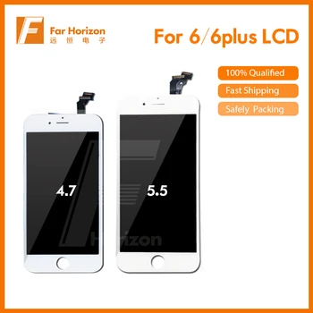 

Wholesale 100 PCS/Lot 100% Tested LCD for iPhone 6/6p of Capacitive Touch Screen & No Dead Pixel