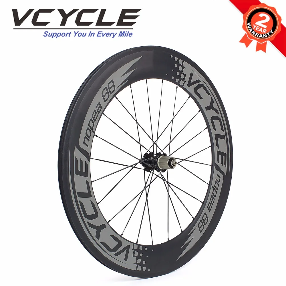 VCYCLE nopea 700c 88mm tubolari 23mm larghezza UD opaco ruote in carbonio  per bici da strada|carbon wheels|carbon wheels tubulartubular carbon wheels  - AliExpress