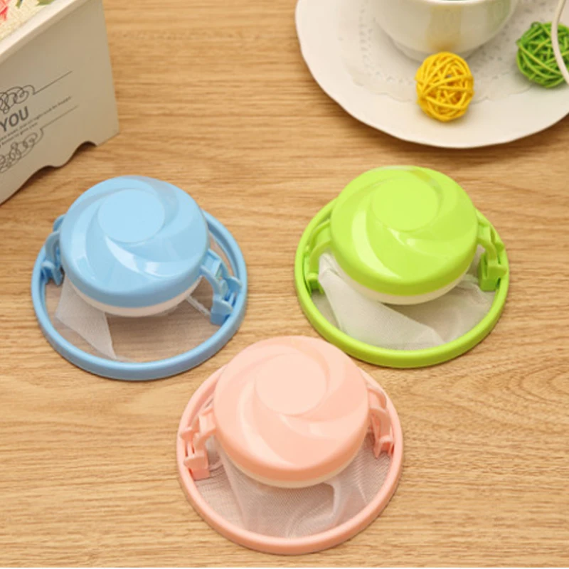 

Easy Clean Washing Machine Washing Ball Cleaning Balls Plastic Filter 1pcs Hair Catcher Screen Mesh Bag