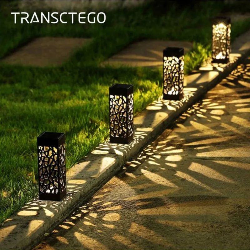 

6pcs/Box Led Solar Light Garden Decoration Lawn Lamp Outdoor Pathway Bulb Light Sensor Waterproof Solar Street Lamp Solar Lights