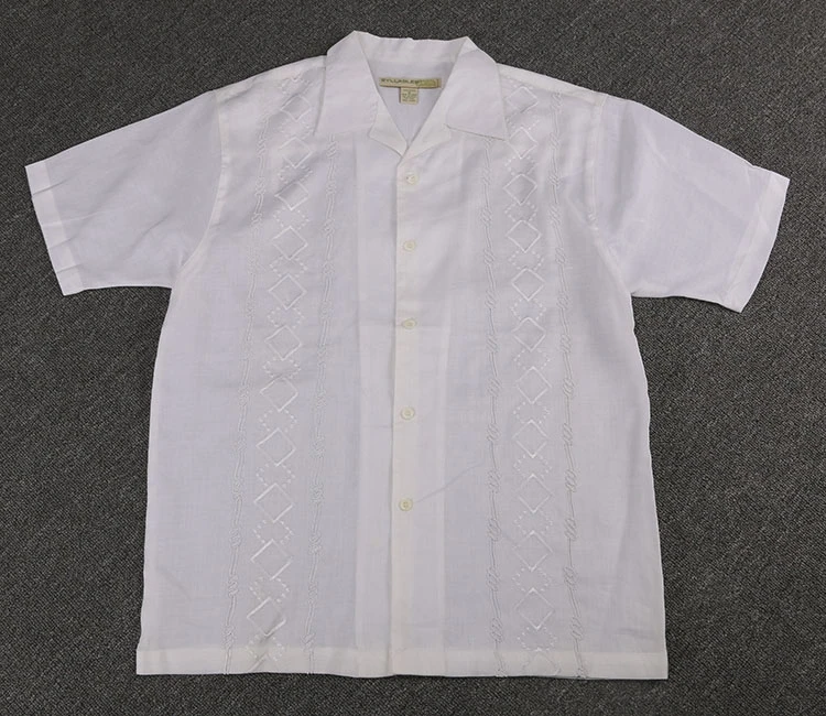 

Ten Colors 100% Ramie Super Large Big Size Thin Short Sleeve Shirt Man Chest 110-186cm