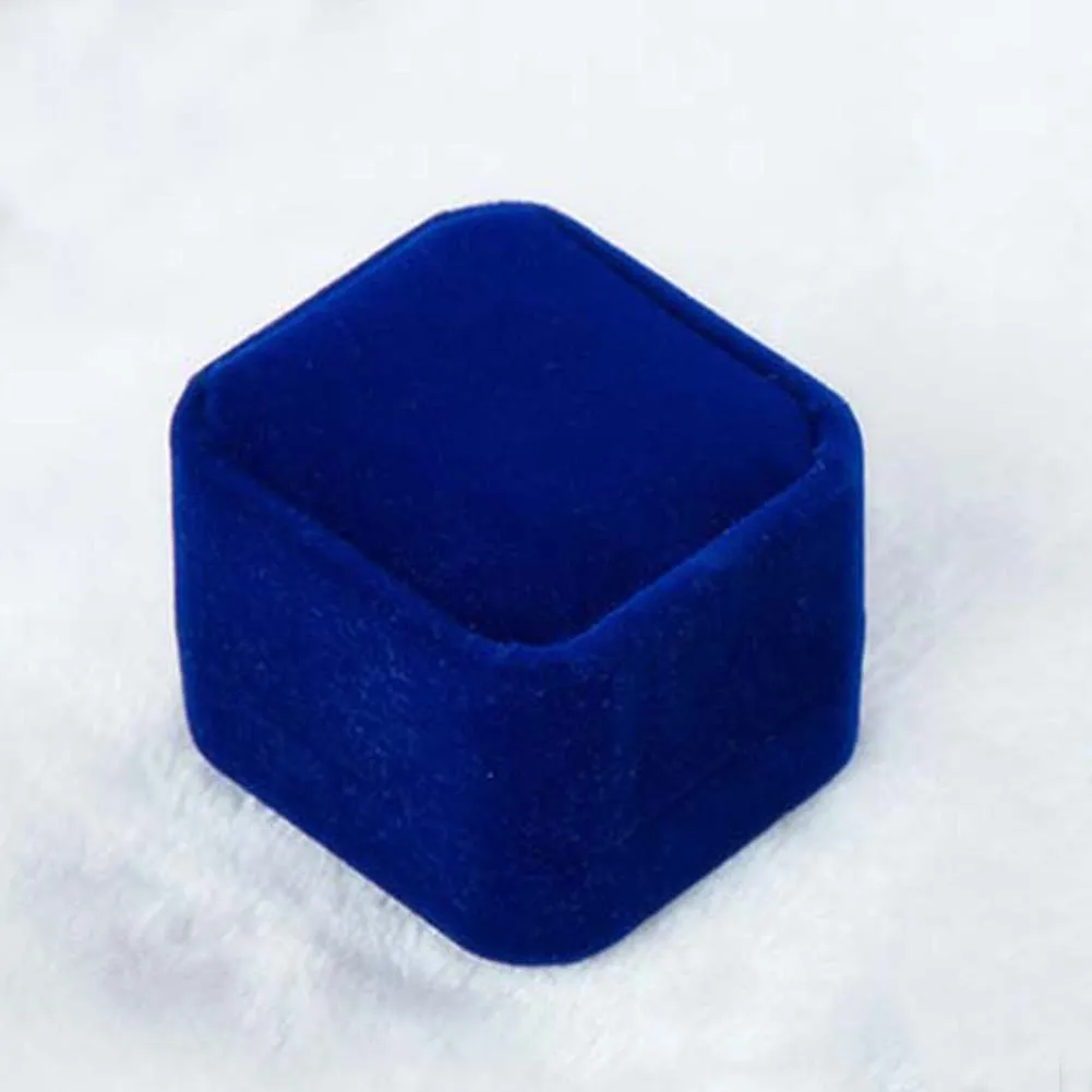 

1PC Fashion Velvet Engagement Wedding Earring Ring Pendant Jewelry Display Box