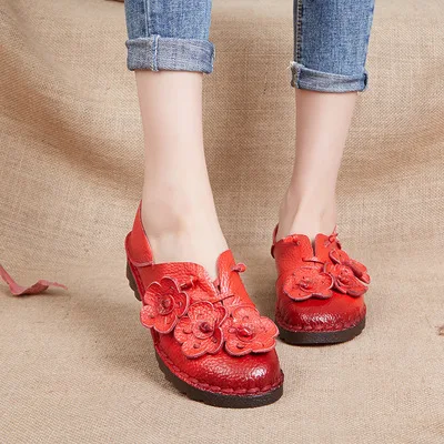 Г.; женская обувь из натуральной кожи на плоской подошве; обувь для вождения без шнуровки; Мокасины с носком; лоферы; sapatilha espadrillas S8818 - Цвет: red
